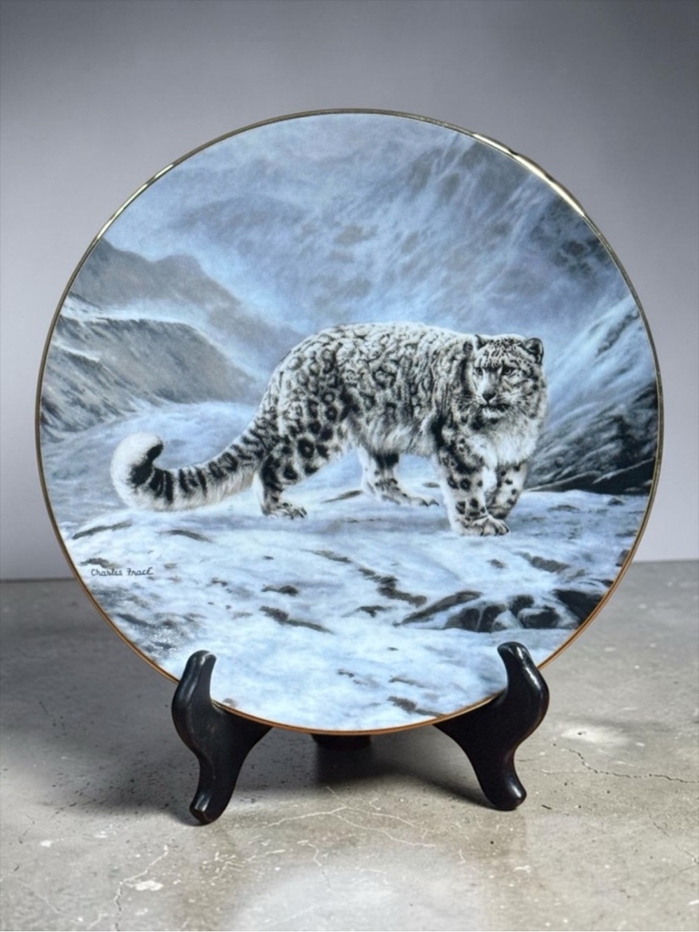 W.L. George “Fleeting Encounter” by Charles Fracé Collector Plate